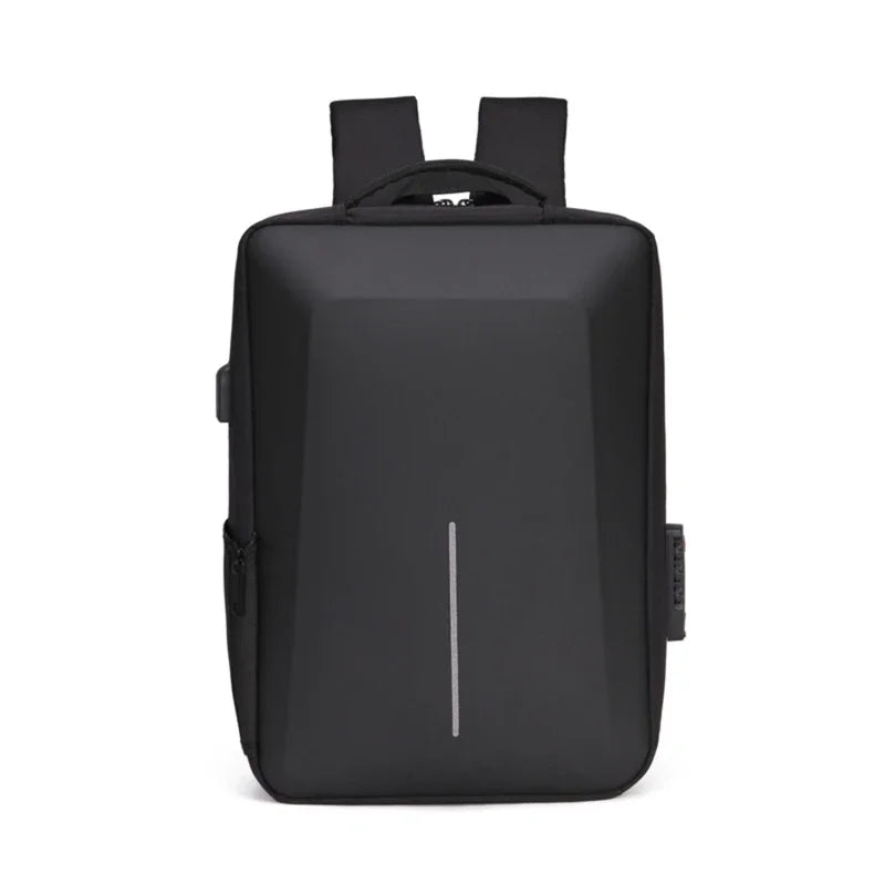 HOMEFISH Men's Casual Hard Shell Backpack Anti-theft Backpack High Capacity Travel USB Charging Bag Fasion Business Computer Bag AliExpress